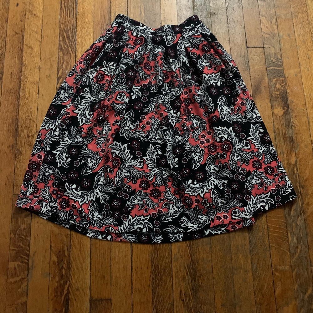 H&M Aline MIDI skirt Floral